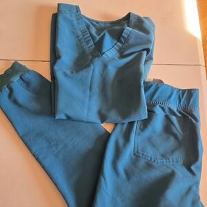 Figs Womens Scrub Set Size xsmall Pacific Blue Color